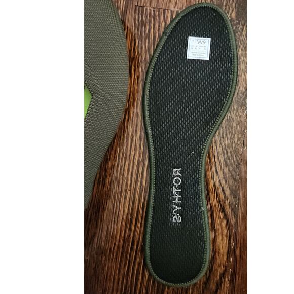 Rothy's The Round Toe Ballet Flats Cypress Colorway Women's 9 Fits like a 8 - Picture 7 of 8